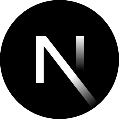 Next.js logo light